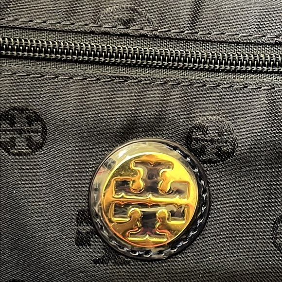 Tory Burch Ella Tote Navy Blue - Picture 7 of 10